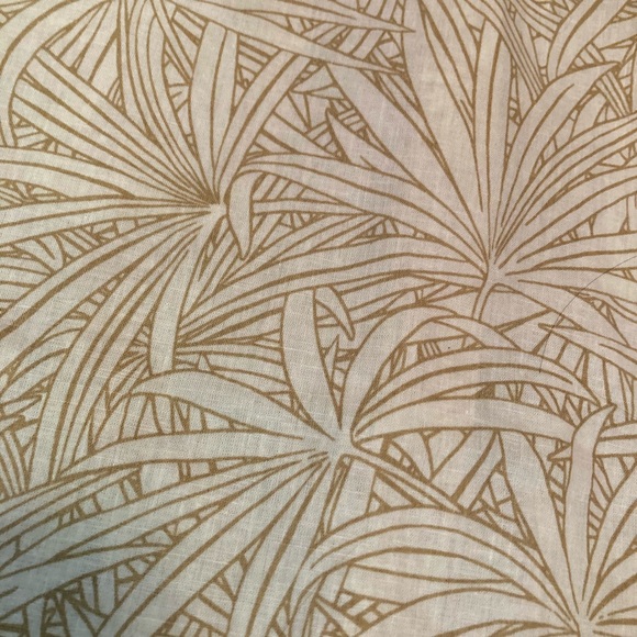 Linen/Cotton Cool V-Neck Button Shirt - Picture 7 of 8